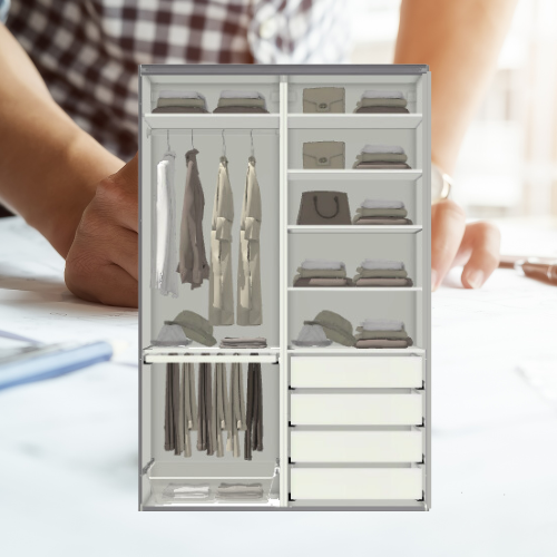 Planowanie szaf i regałów IKEA